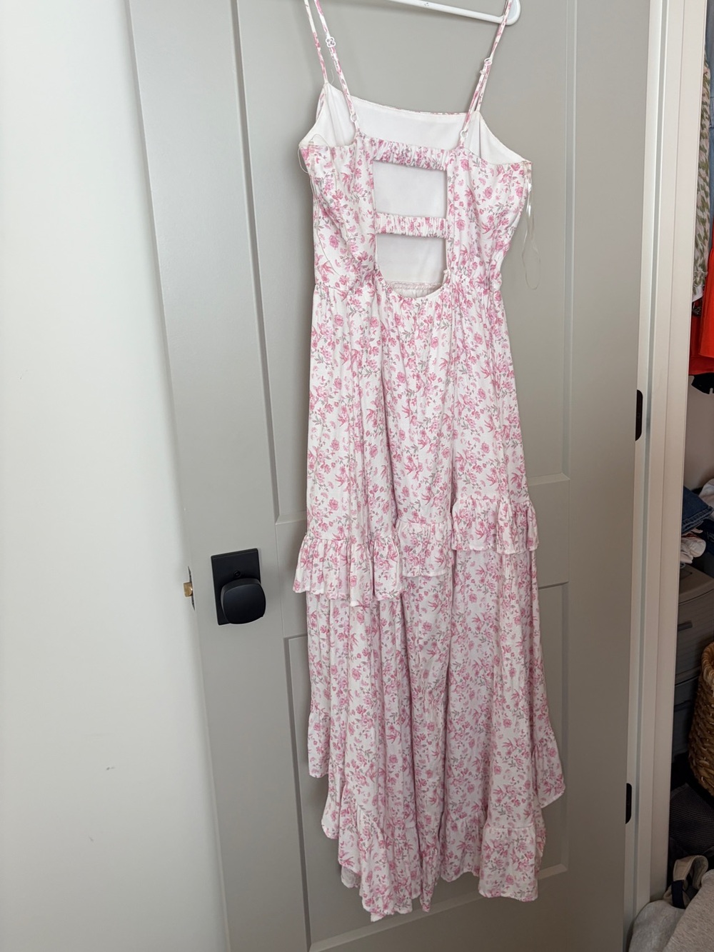 Altar'd State Cream Dress with Pink Floral Print - Picture 3 of 3